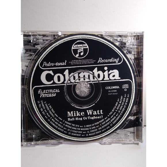 Mike Watt - Ball-Hog or Tugboat? CD 1995 Columbia Alternative Rock - Picture 2 of 3